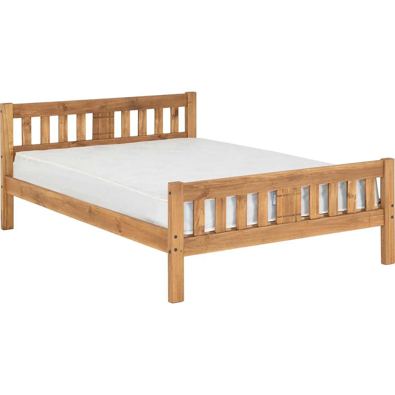 Seconique Rio 4'6" Double Bed in Natural 3