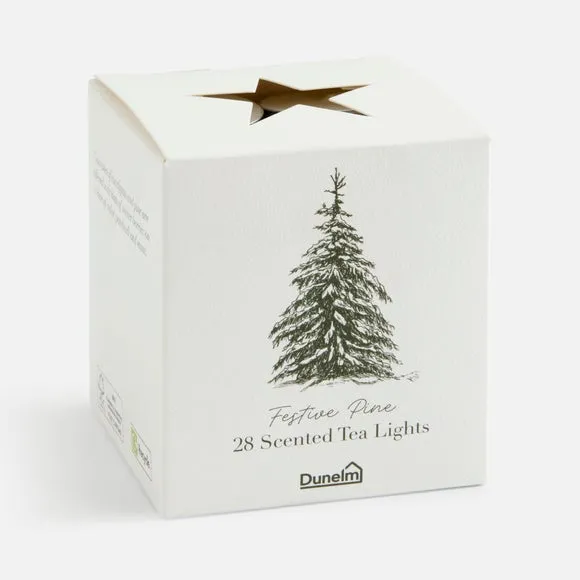 Pack of 28 Festive Garland Scented Tealights 3