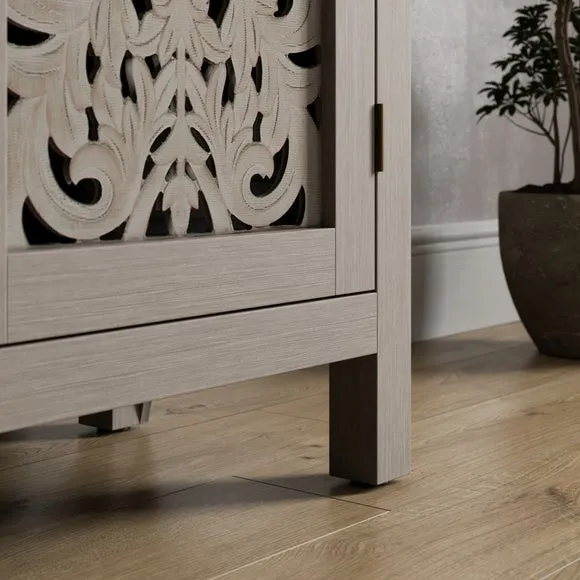 Eden Small Sideboard, Grey Washed 5
