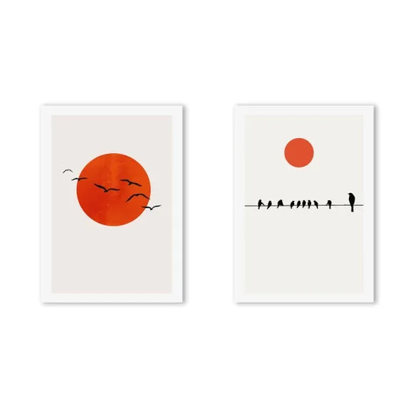 East End Prints Set of 2 A Sunny Day Prints 2