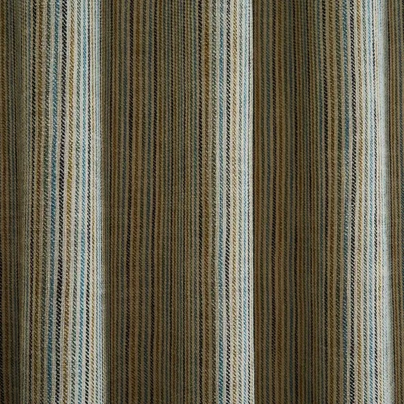 Walker Tonal Stripe Eyelet Curtains 3