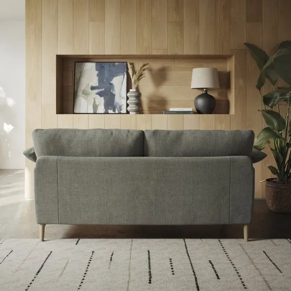 Hector Tonal Plush Chenille 3 Seater Sofa 4