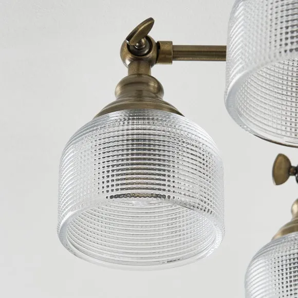 Amesbury Industrial 5 Light Adjustable Semi Flush Ceiling Light 3