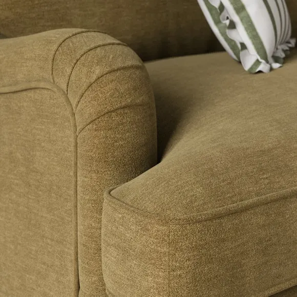 Beatrice II Chenille Snuggle Chair, Olive 3