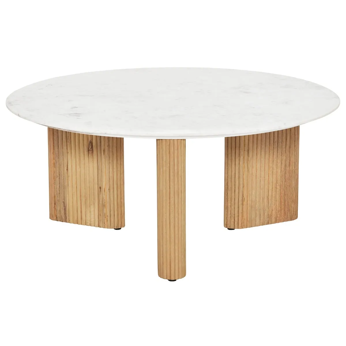 Fuji Coffee Table, Round, Neutral Wood | Barker & Stonehouse 6
