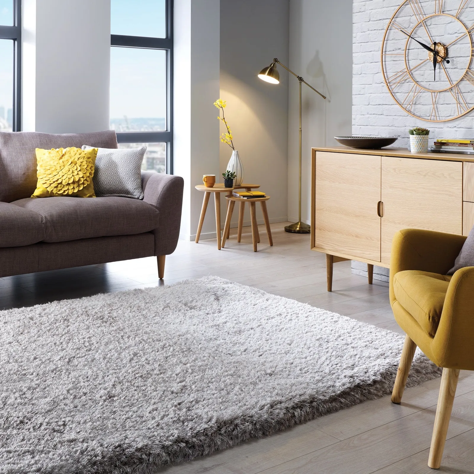 Jewel Shaggy Rug 1