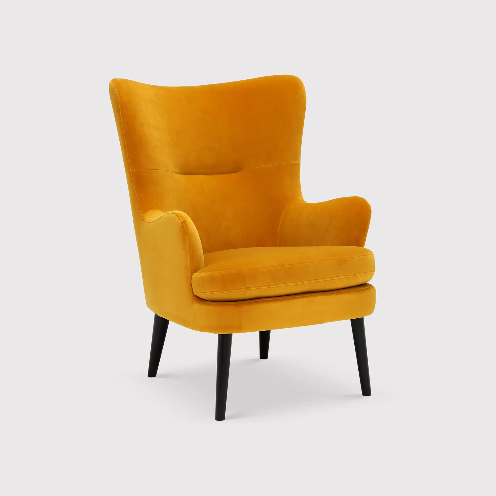 Marcy Armchair, Yellow Fabric | Barker & Stonehouse 1