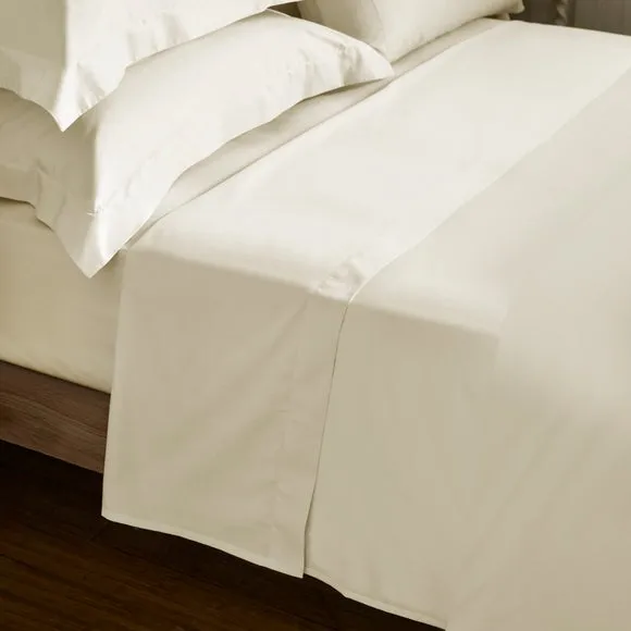 Dorma Luxe Egyptian Cotton Sateen Flat Sheet 1