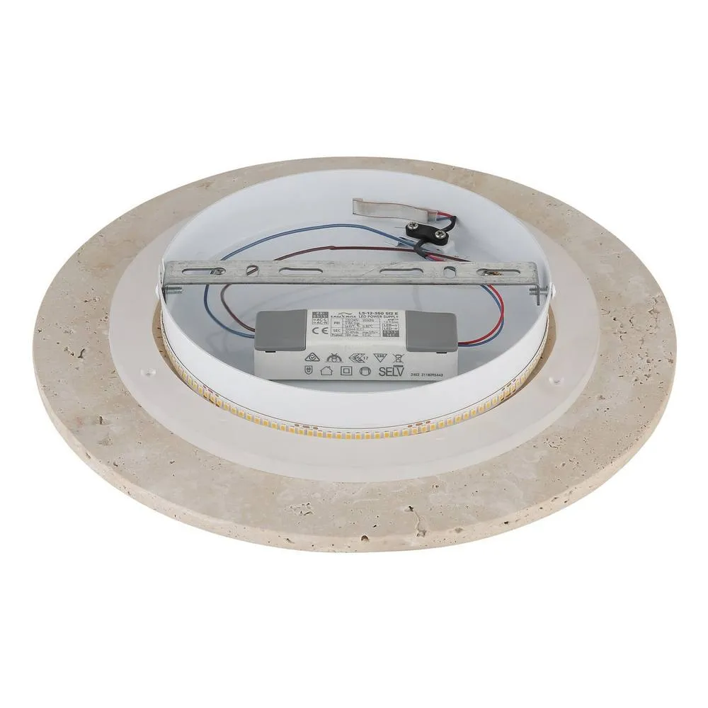 Netlighting Jillian Wall Lamp Travertine Stone LED 3000K in Beige 4