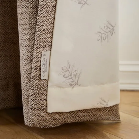 Churchgate Swithland Herringbone Eyelet Curtains (Blackout Available) 5