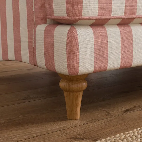 Beatrice II Woven Stripe 2 Seater Sofa 5