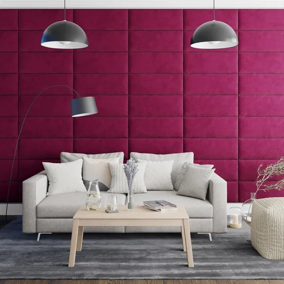 Aspire EasyMount Plush Velvet Upholstered Wall Panels 4