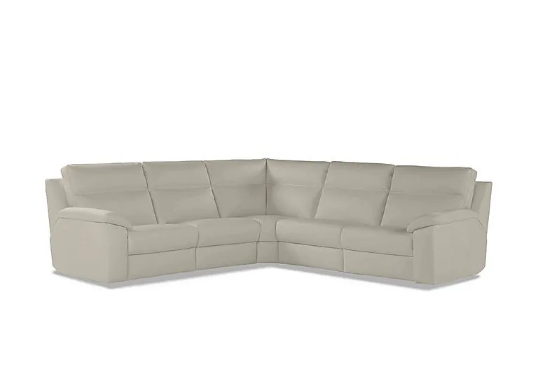 Pepino Large NC Leather Corner Sofa - Torello Ice
