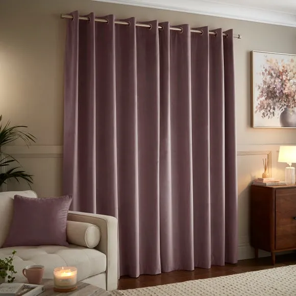 Luxe Velour Eyelet Curtains (Blackout Available) 4