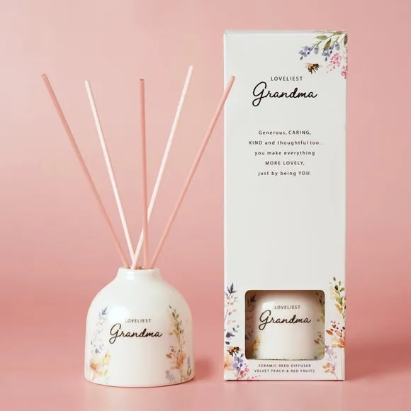 The Cottage Garden Ceramic Reed Diffuser Grandma, Multi
