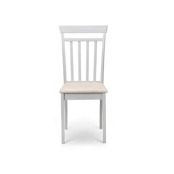 Return - Coast Set of 2 Dining Chairs, Faux Linen 3