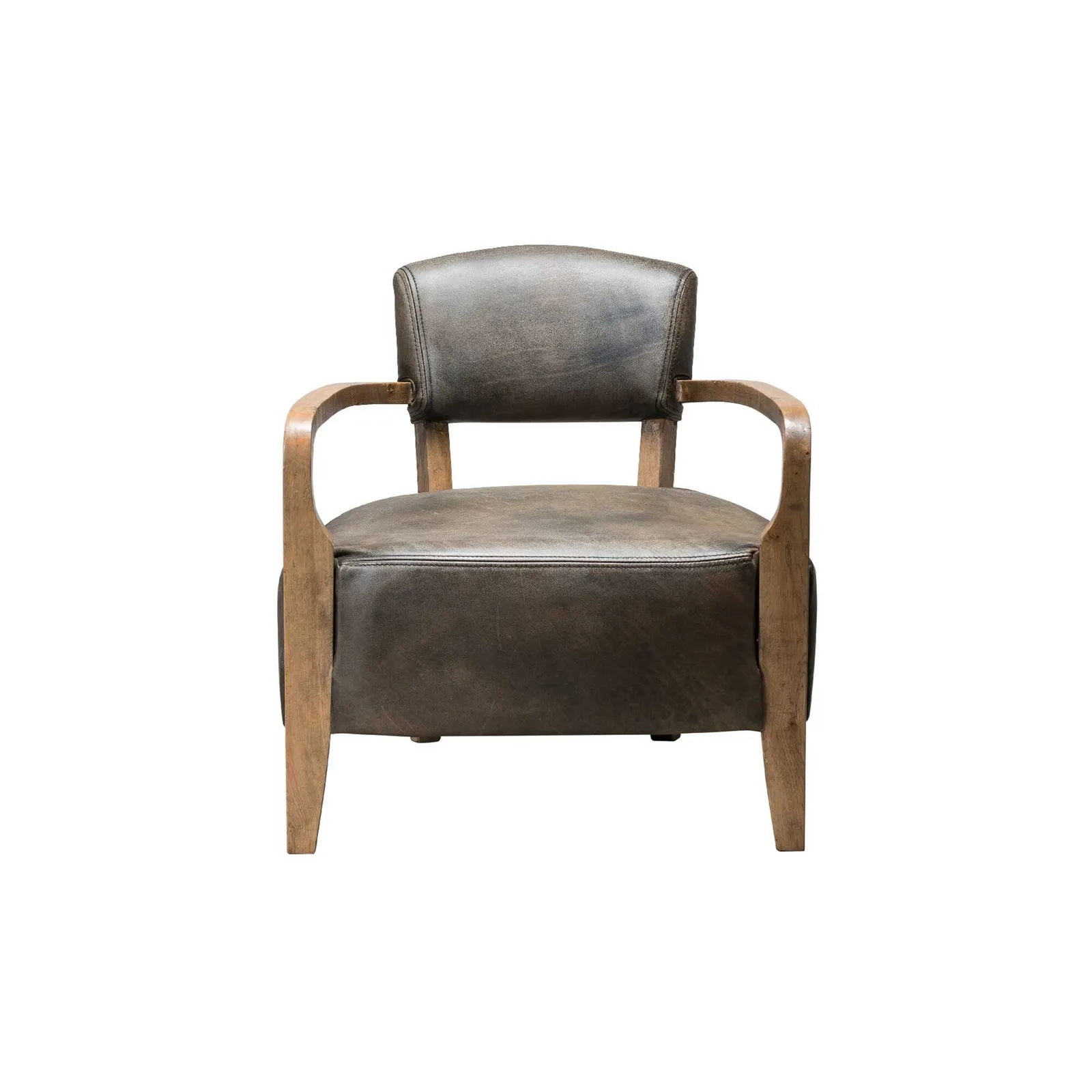 Timothy Oulton Cabana Armchair, Black Leather | Barker & Stonehouse 3