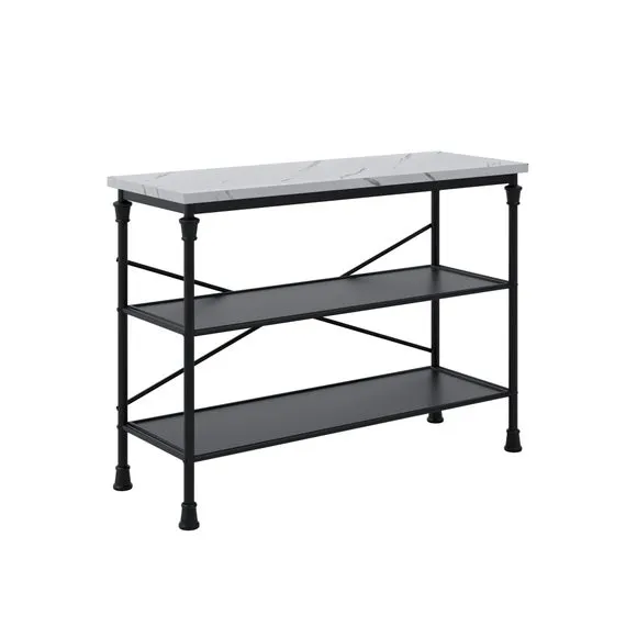LPD Fairmont Marble Effect Console Table 3