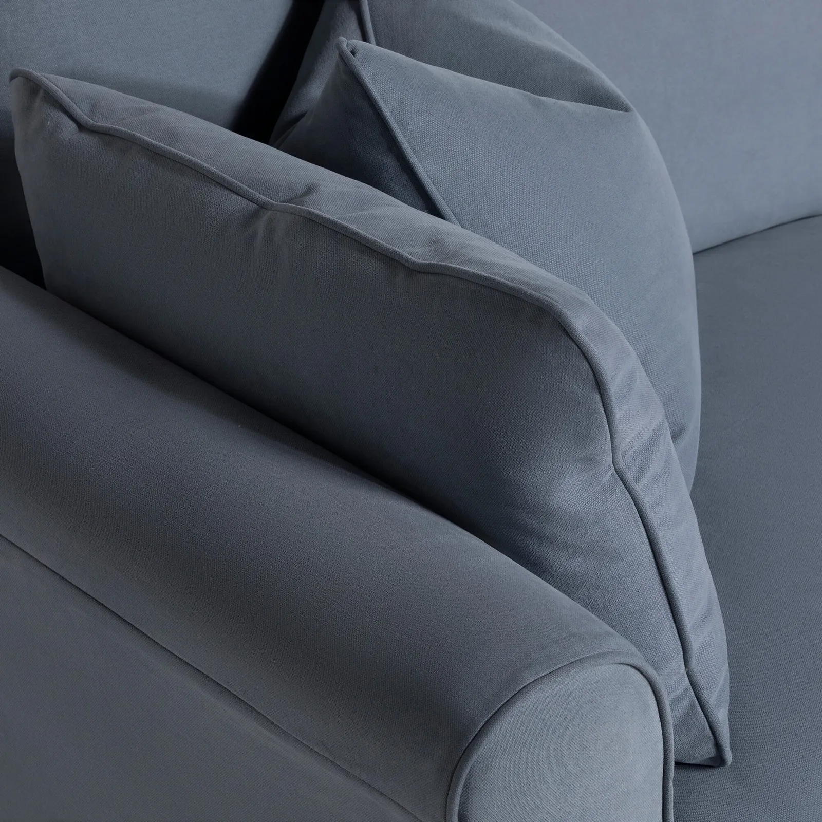 Berkeley Extra Large Sofa, Blue Fabric | Barker & Stonehouse 6