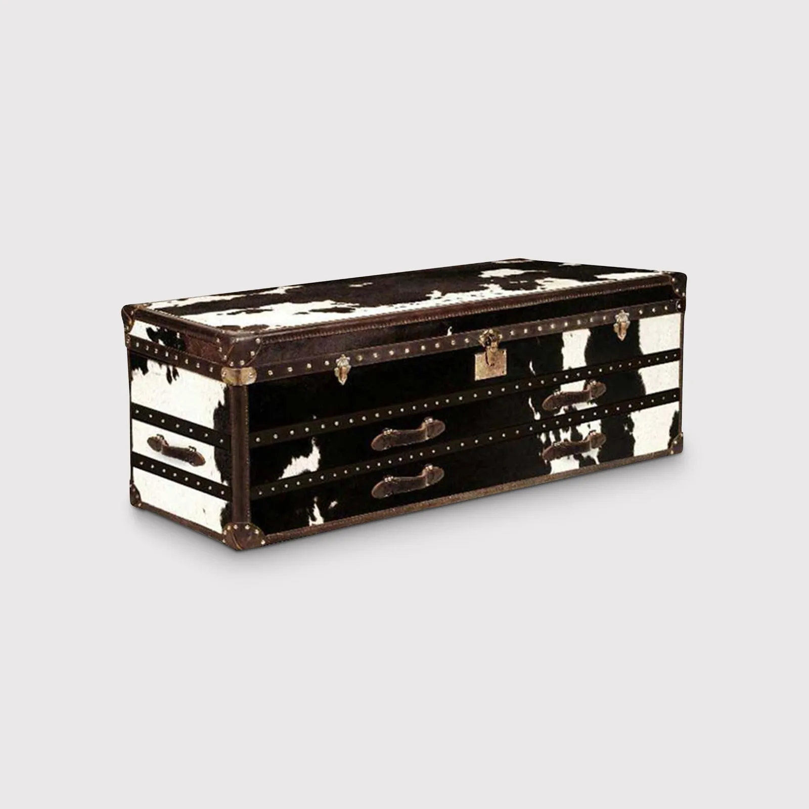 Timothy Oulton Harrow Trunk, Black Fabric | Barker & Stonehouse