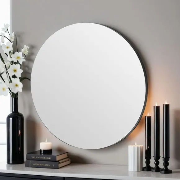 Yearn Simple Round Wall Mirror 1