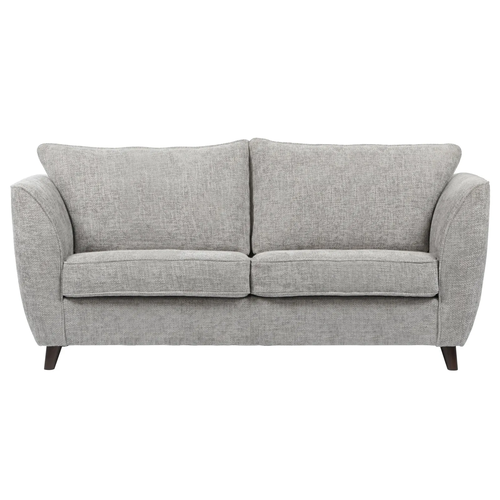 Sienna Fabric 3 Seater Sofa Silver