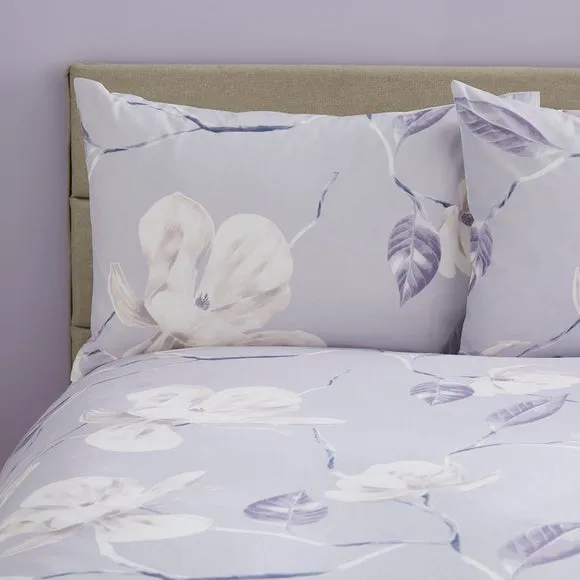Lois Floral 144 Thread Count Reversible Duvet Cover & Pillowcase Set 4