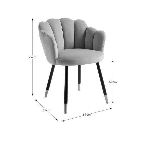 Vivian Velvet Dining Chair 6