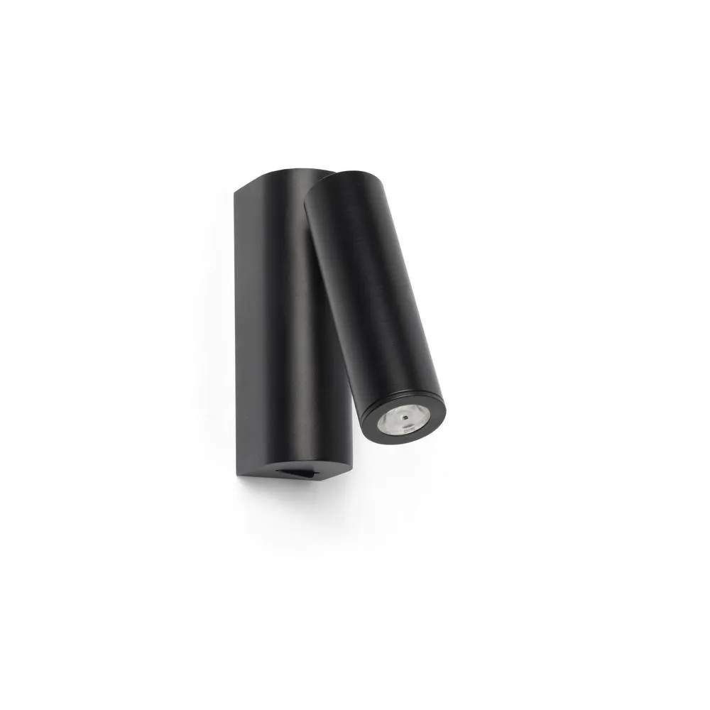 Netlighting Rob Black Wall Lamp Reader 3W 3000K
