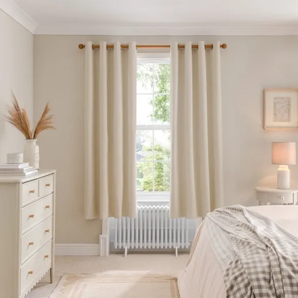 Luna Brushed Eyelet Curtains (Blackout Available) 4
