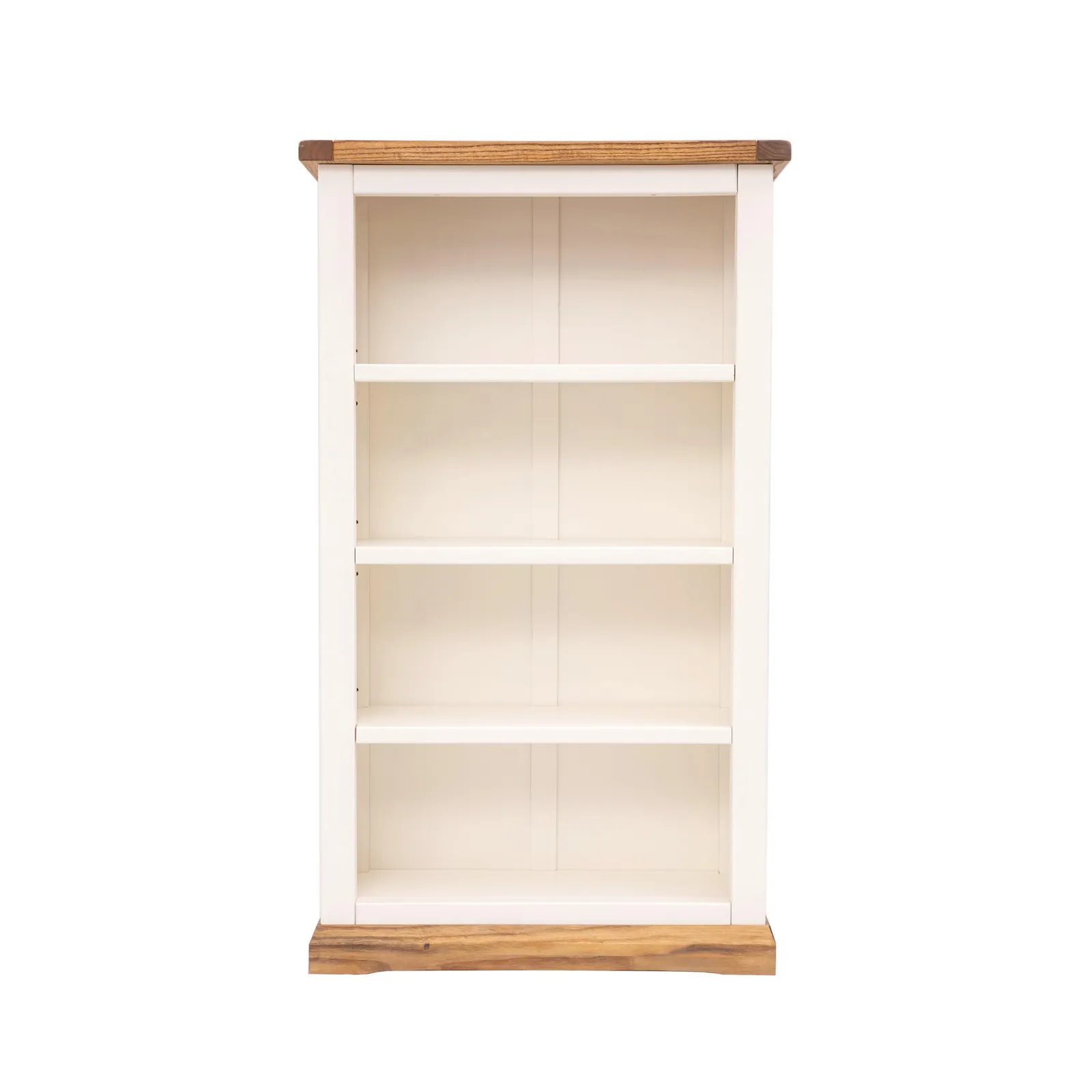 Cabinet Bits Bookcase with plinth 120x70x25cm in Off-White