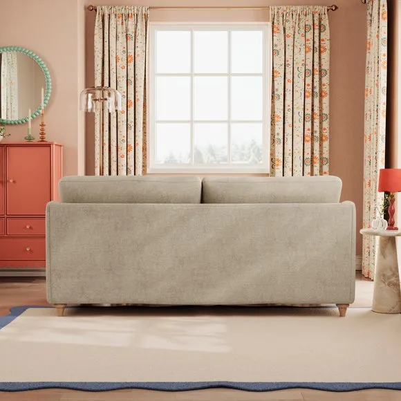 Hattie Tonal Plush Chenille 3 Seater Sofa 4
