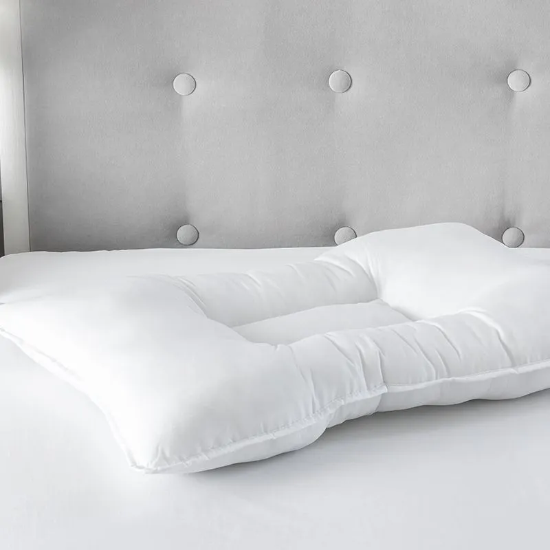 Snug City Anti Snore Soft Touch Pillow Pair Microfibre Cover in White