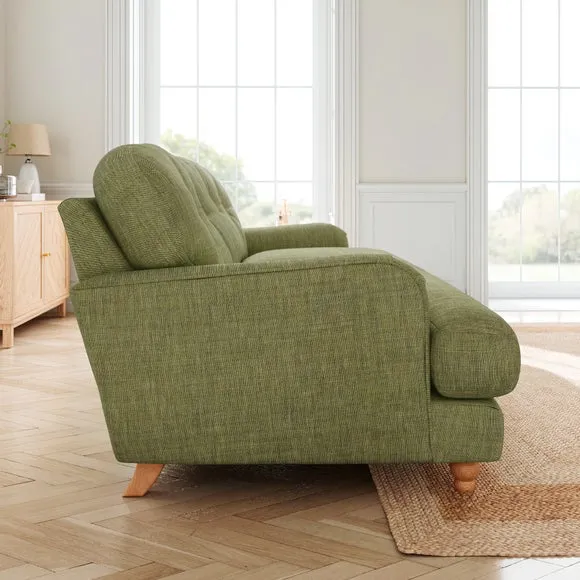 Martha Faux Linen 3 Seater Sofa 2