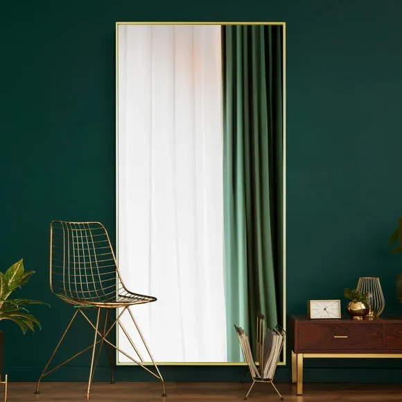 Artus Aluminium Edged Full Length Wall Mirror