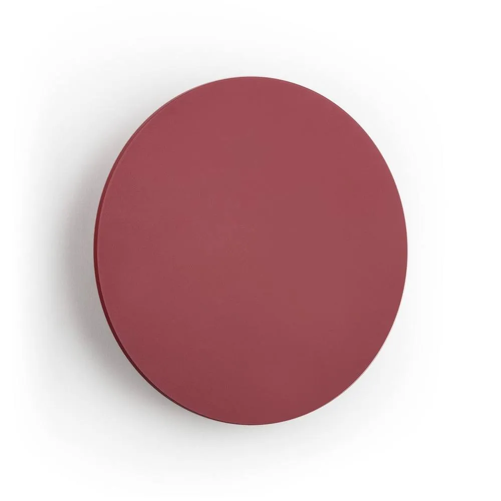 Netlighting Oregon Plus 12cm Flush Wall Lamp Red 390lm 3000K 3