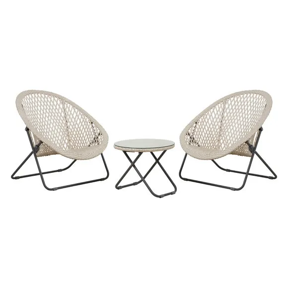 Pacific Lifestyle Tobs Foldable Outdoor Loungers Set 4