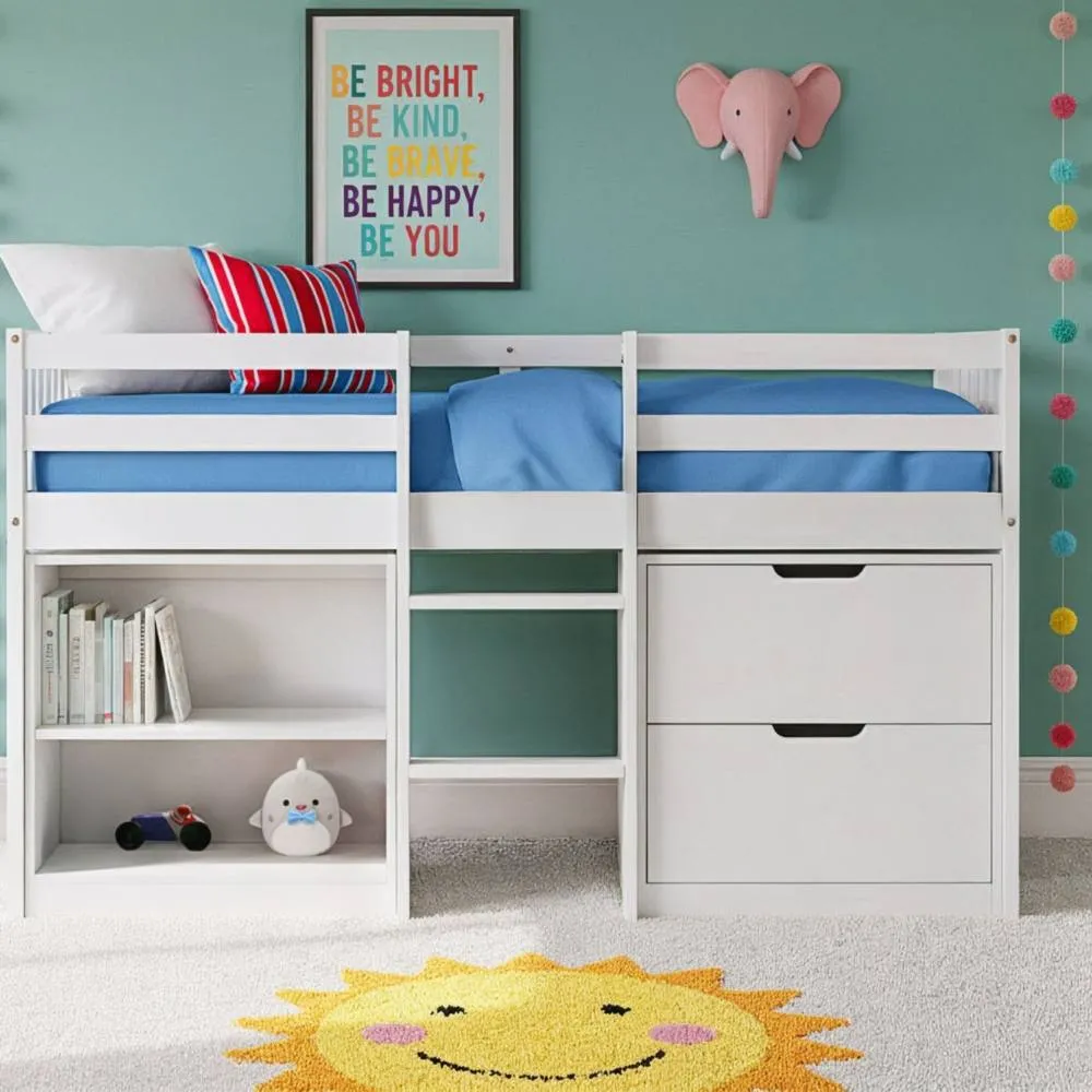 Nöa and Nani Jens Sleepstation Shorty Cabin Bed in White