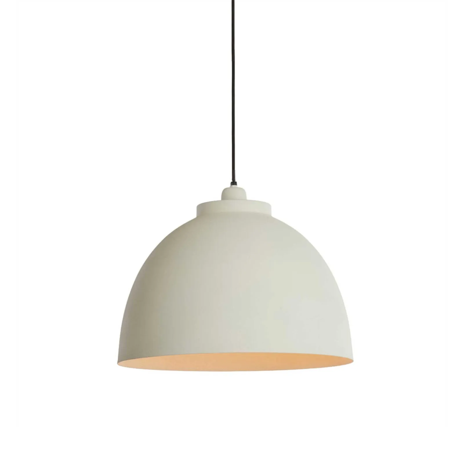 Medium Cream Dome Pendant Light | Barker & Stonehouse 2