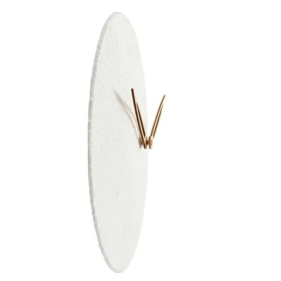 Interval Textured Porcelain Wall Clock 3