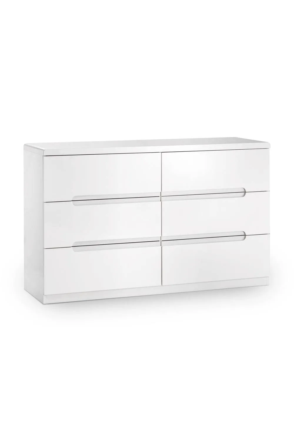 Julian Bowen Manhattan 6 Drawer Wide Chest in White 3