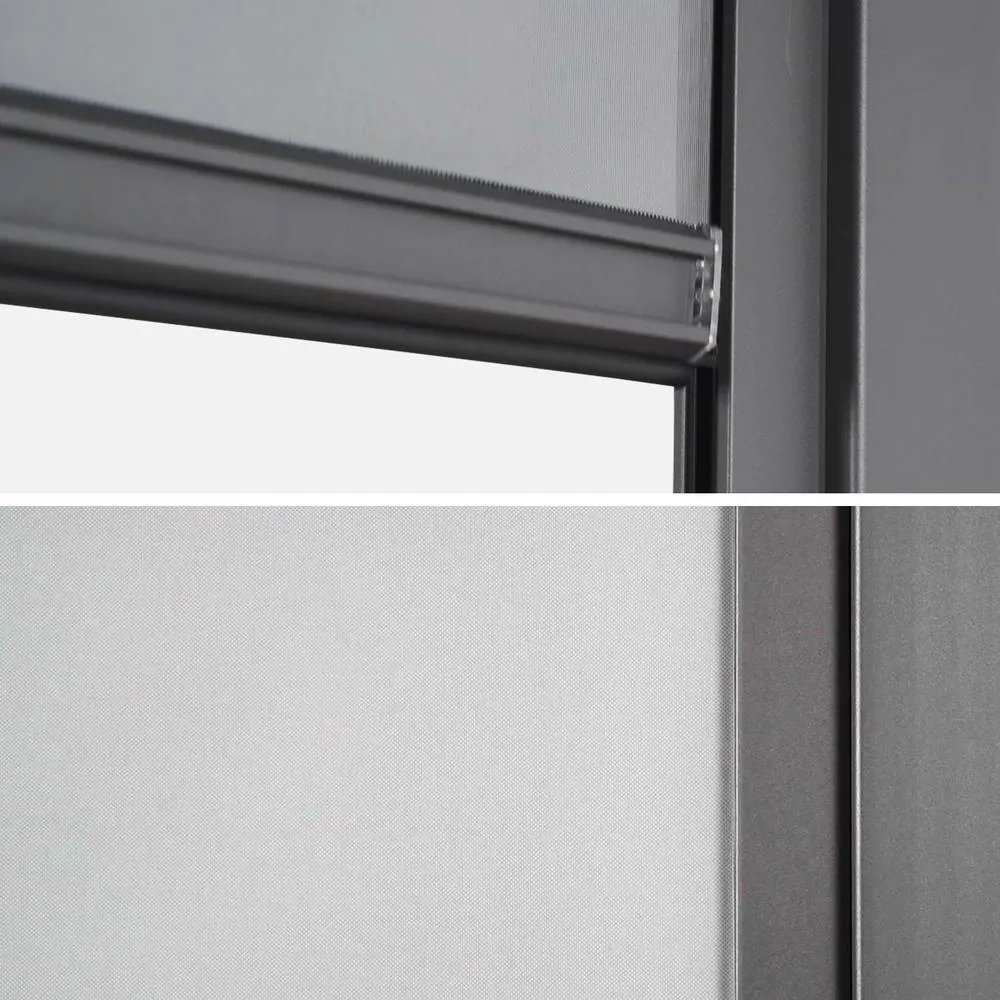 sweeek Blind aluminium 4m for Triomphe pergola in Dark Grey 2