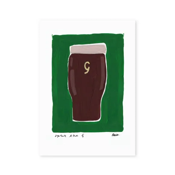 East End Prints Split the G Framed Print 2