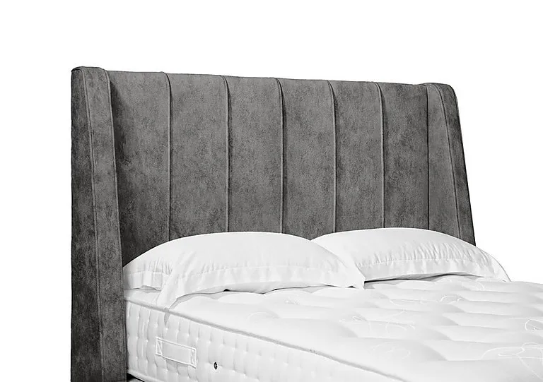 Artisan Collection Alden High Floor Standing Headboard - Double - Daytona Pebble