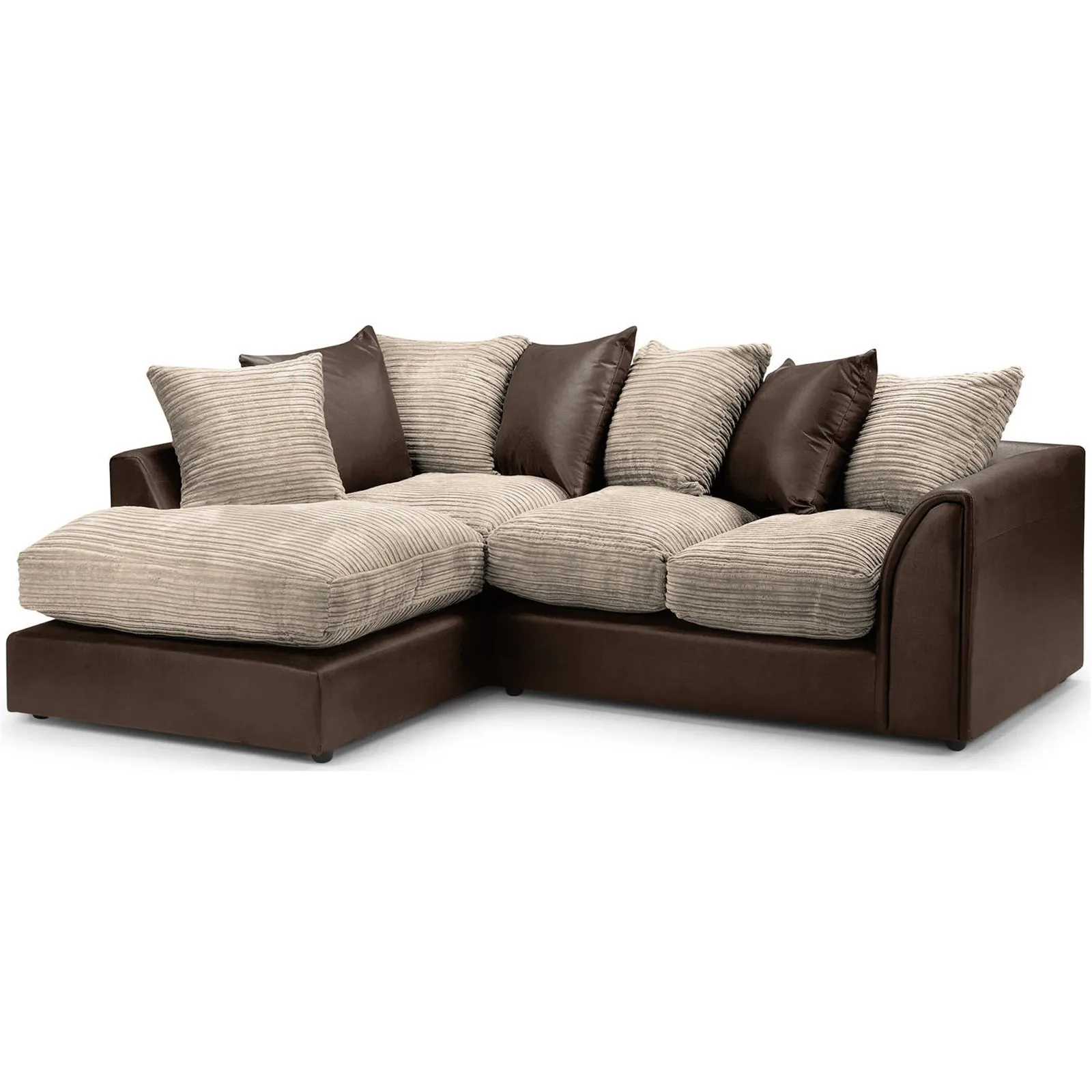 Byron Left Hand Corner Sofa Brown