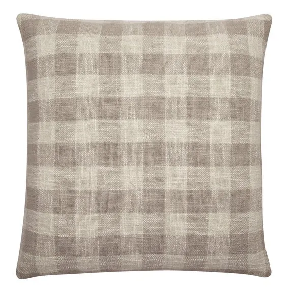 Gingham Cotton Square Cushion 3