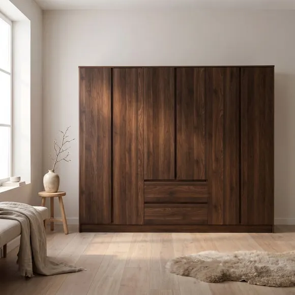 Walker 6 Door 2 Drawer Wardrobe 1