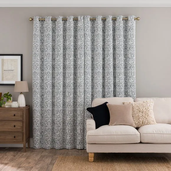 Alora Chenille Thermal Eyelet Curtains 4