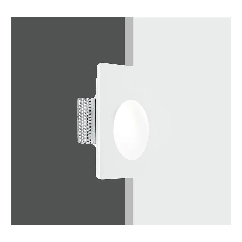 Netlighting ARIEL Recessed Wall Light White 12x18x5.5cm 2