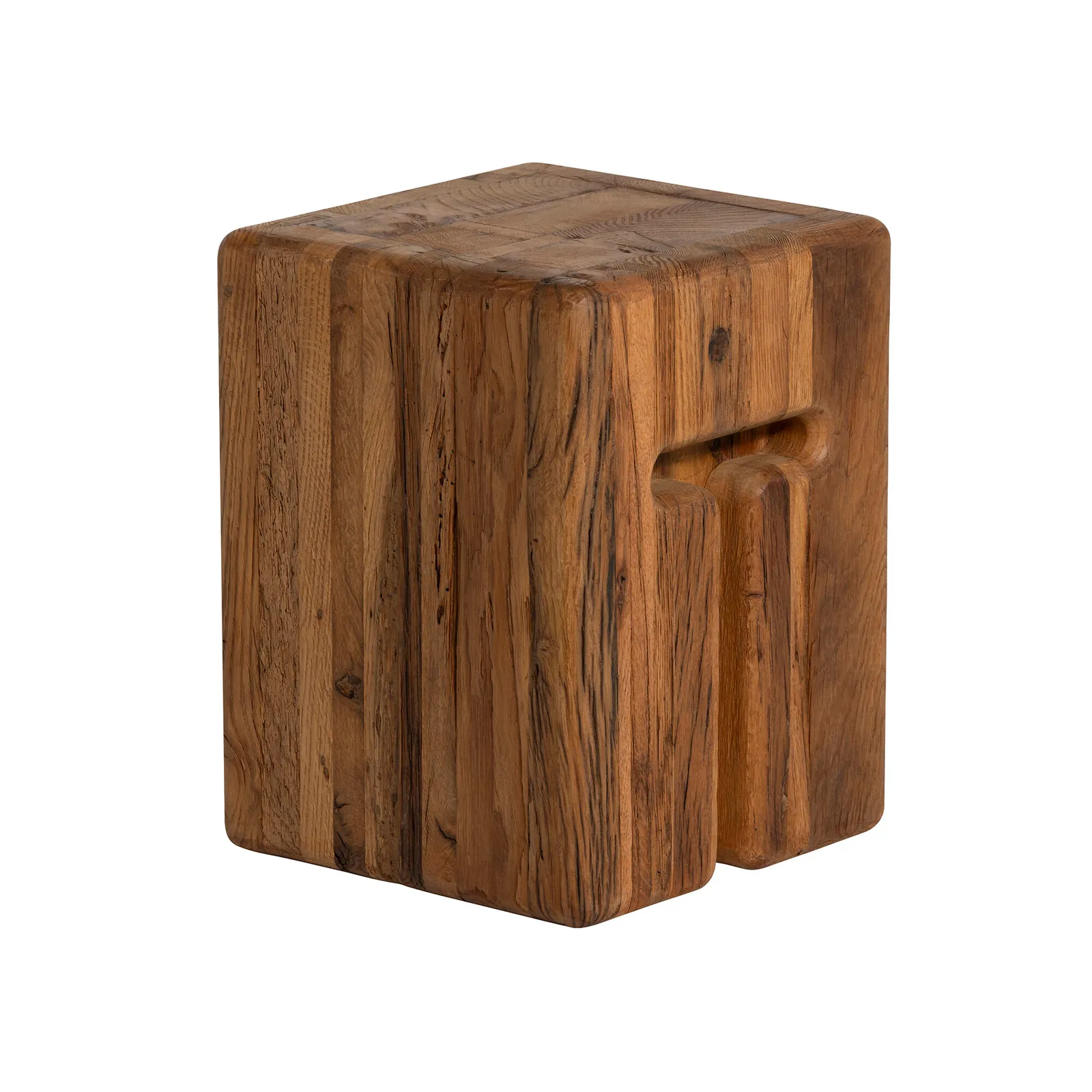 Knole Square Stool 35X35X45Cm, Brown Oak | Barker & Stonehouse 6
